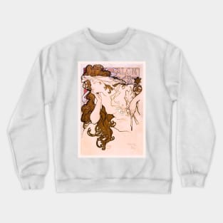 Salon des Cent poster (1896) Crewneck Sweatshirt